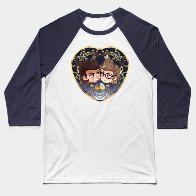 Gladnis OTP Love Baseball T-Shirt by Vinniedraws